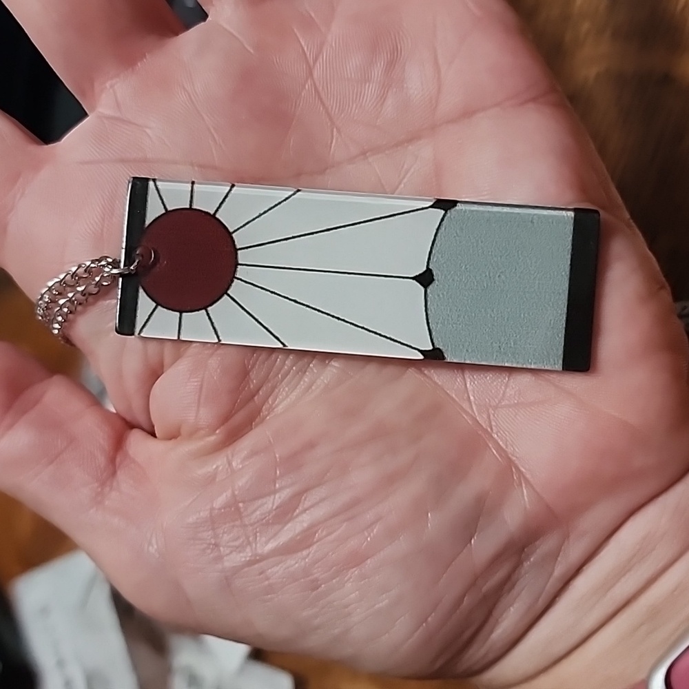 Anime "Demon Slayer" hnafuda necklace - Picture 4 of 5